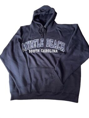 Myrtle Beach South Carolina Men's Navy Hoodie NWOT Size Large